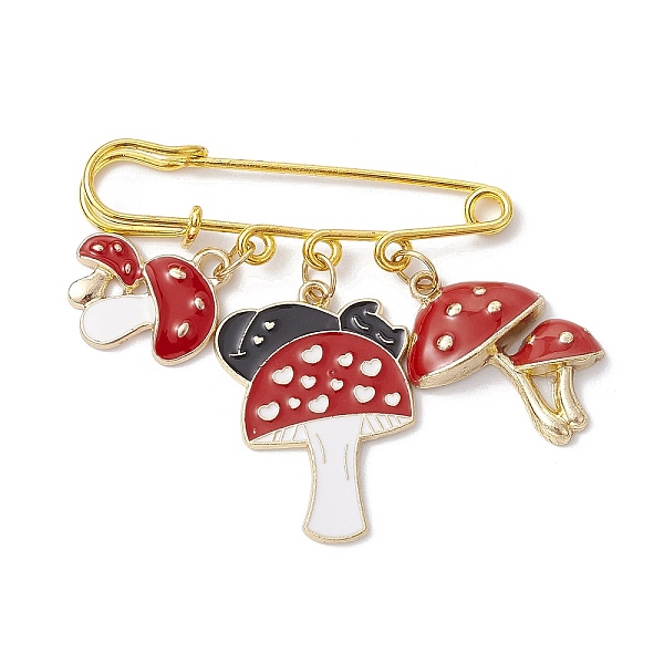 PandaHall Mushroom Enamel Charms Brooch, Alloy Safety Kilt Pin Brooch, Dark Red, 19.5~31x19~23x4mm Alloy+Enamel Mushroom Red
PandaHall Mushroom Enamel Charms Brooch, Alloy Safety Kilt Pin Brooch, Dark Red, 19.5~31x19~23x4mm Alloy+Enamel Mushroom Red