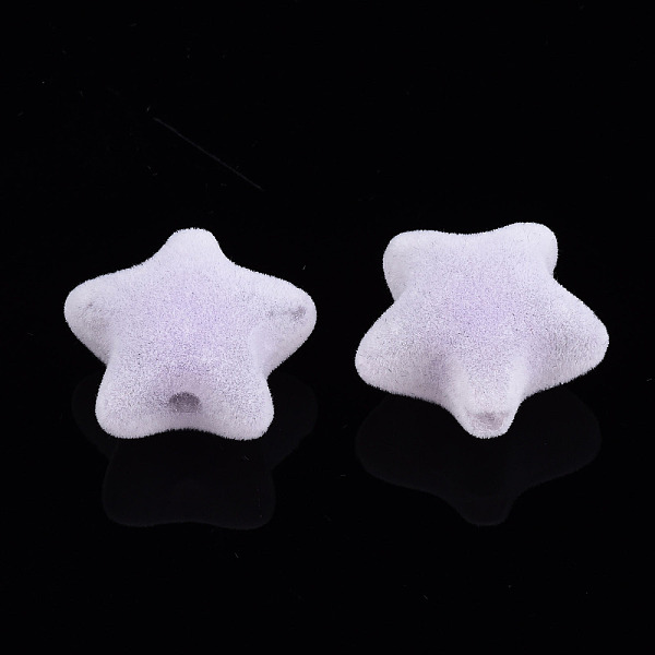 PandaHall Flocky Acrylic Beads, Bead in Bead, Star, Lilac, 18.5x20x12mm, Hole: 2.8mm Acrylic Star Purple
PandaHall Flocky Acrylic Beads, Bead in Bead, Star, Lilac, 18.5x20x12mm, Hole: 2.8mm Acrylic Star Purple