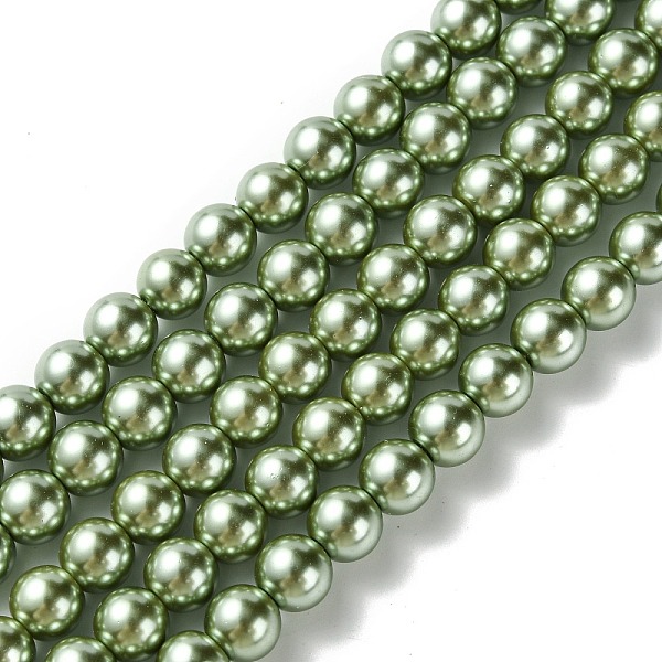 PandaHall Eco-Friendly Glass Pearl Beads Strands, Grade A, Round, Dyed, Cotton Cord Threaded, Dark Khaki, 8mm, Hole: 1.2~1.5mm, about..., Yellow
PandaHall Eco-Friendly Glass Pearl Beads Strands, Grade A, Round, Dyed, Cotton Cord Threaded, Dark Khaki, 8mm, Hole: 1.2~1.5mm, about..., Yellow