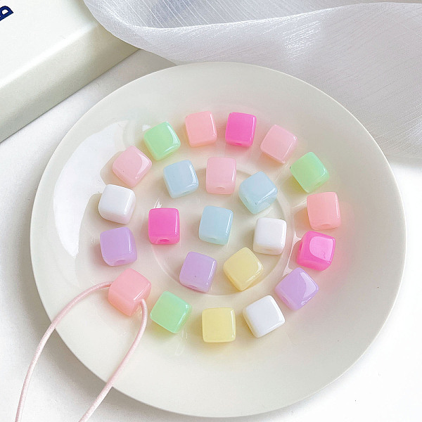 PandaHall Opaque Acrylic Beads, Cube, Mixed Color, 12.4x16x16mm, Hole: 3.9mm, 260pcs/500g Acrylic Cube Multicolor
PandaHall Opaque Acrylic Beads, Cube, Mixed Color, 12.4x16x16mm, Hole: 3.9mm, 260pcs/500g Acrylic Cube Multicolor
