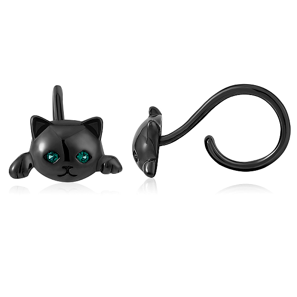 PandaHall 925 Sterling Silver Cute Cat Stud Earrings Half Huggie Hoop Earrings Zircon Stud Earrings Lovely Animal Ear Jewelry Gift for Women...
PandaHall 925 Sterling Silver Cute Cat Stud Earrings Half Huggie Hoop Earrings Zircon Stud Earrings Lovely Animal Ear Jewelry Gift for Women...