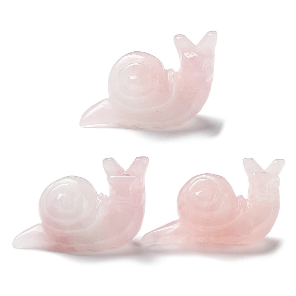 PandaHall Natural Rose Quartz Carved Healing Snail Figurines, Reiki Energy Stone Display Decorations, 58~62x24~26x35~38.5mm Rose Quartz...
PandaHall Natural Rose Quartz Carved Healing Snail Figurines, Reiki Energy Stone Display Decorations, 58~62x24~26x35~38.5mm Rose Quartz...