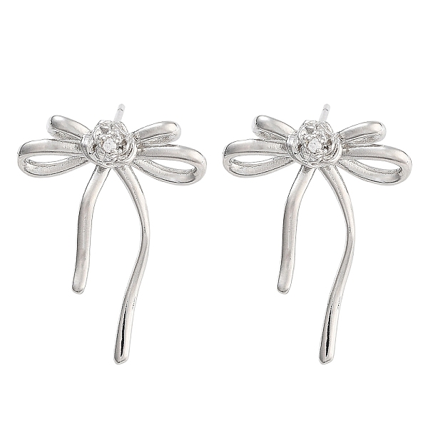 PandaHall Bowknot Brass Pave Clear Cubic Zirconia Stud Earrings for Women, Platinum, 17.5x6mm Cubic Zirconia Bowknot Clear
PandaHall Bowknot Brass Pave Clear Cubic Zirconia Stud Earrings for Women, Platinum, 17.5x6mm Cubic Zirconia Bowknot Clear