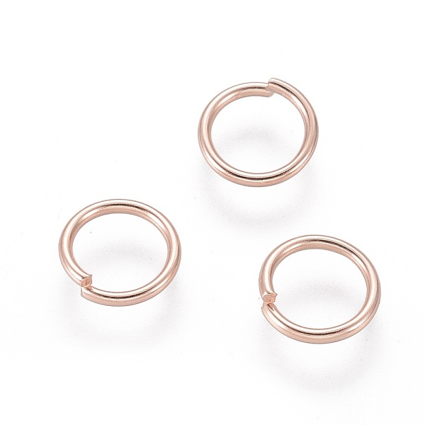 PandaHall 304 Stainless Steel Open Jump Rings, Rose Gold, 18 Gauge, 8x1mm, Inner Diameter: 6mm 304 Stainless Steel
PandaHall 304 Stainless Steel Open Jump Rings, Rose Gold, 18 Gauge, 8x1mm, Inner Diameter: 6mm 304 Stainless Steel
