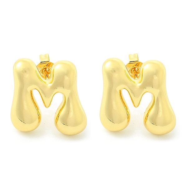 PandaHall Rack Plating Brass Earrings, Cadmium Free & Lead Free, Long-Lasting Plated, Stud Earrings, Alphabet, Real 18K Gold Plated, Letter...
PandaHall Rack Plating Brass Earrings, Cadmium Free & Lead Free, Long-Lasting Plated, Stud Earrings, Alphabet, Real 18K Gold Plated, Letter...