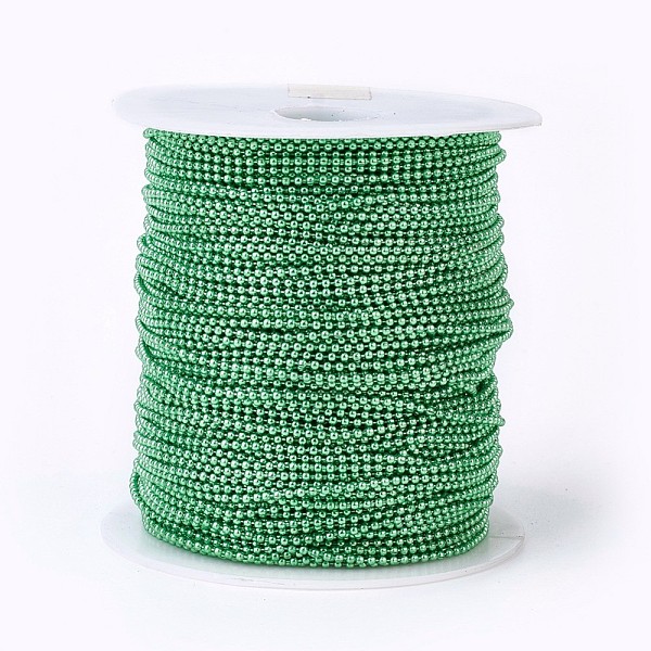 PandaHall Iron Ball Chains, Soldered, with Spool, Electrophoresis, Green, 1.5mm, about 100yards/roll(91.44m/roll) Iron Green
PandaHall Iron Ball Chains, Soldered, with Spool, Electrophoresis, Green, 1.5mm, about 100yards/roll(91.44m/roll) Iron Green