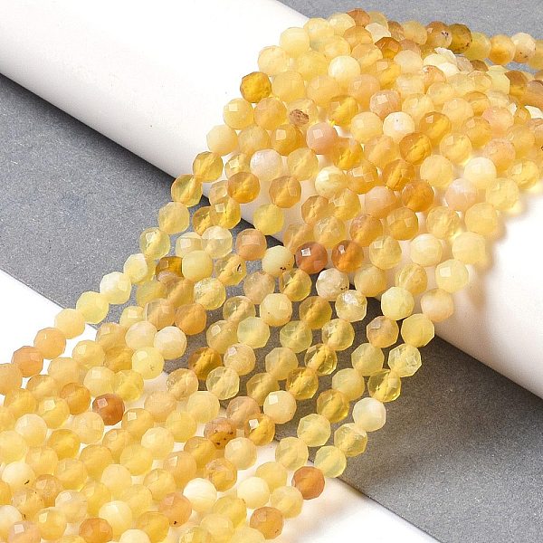 PandaHall Natural Yellow Opal Beads Strands, Faceted, Round, 3mm, Hole: 0.5mm, about 130pcs/strand, 15.35inch(39cm) Yellow Opal Round Yellow
PandaHall Natural Yellow Opal Beads Strands, Faceted, Round, 3mm, Hole: 0.5mm, about 130pcs/strand, 15.35inch(39cm) Yellow Opal Round Yellow