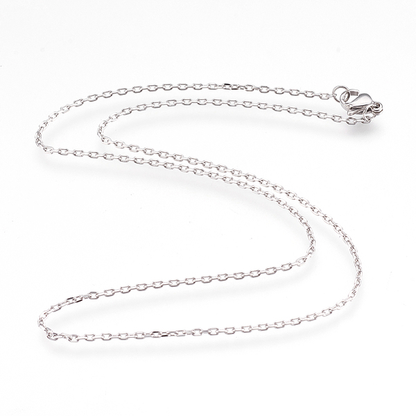 PandaHall 304 Stainless Steel Cable Chain Necklaces, with Lobster Claw Clasps, Stainless Steel Color, 16.7 inch(42.5cm), 1.5mm 304 Stainless...
PandaHall 304 Stainless Steel Cable Chain Necklaces, with Lobster Claw Clasps, Stainless Steel Color, 16.7 inch(42.5cm), 1.5mm 304 Stainless...