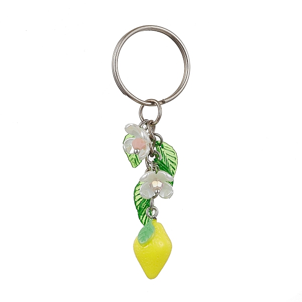 PandaHall Fruits & Leaf Acrylic Pendant Keychain, with Iron Keychain Ring, Lemon, 7.8cm, pendant: 23x13.5x12mm Acrylic Lemon
PandaHall Fruits & Leaf Acrylic Pendant Keychain, with Iron Keychain Ring, Lemon, 7.8cm, pendant: 23x13.5x12mm Acrylic Lemon
