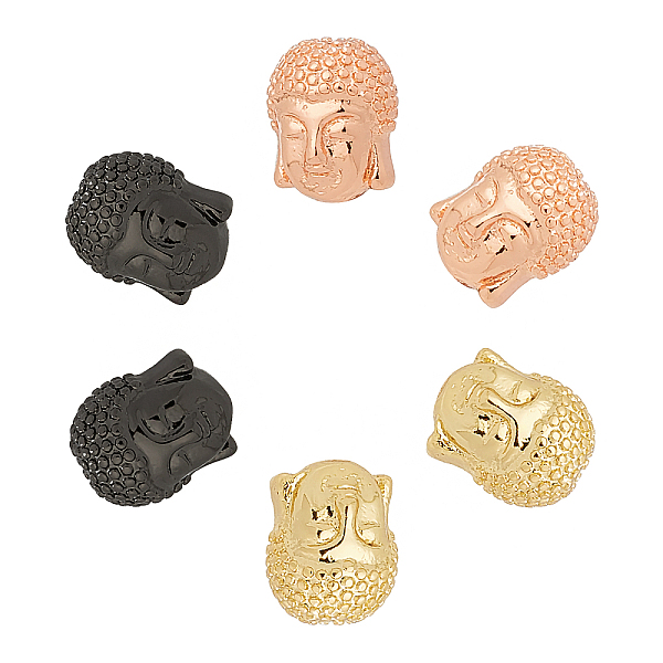 PandaHall PH 3 Colors Buddha Head Beads, 6pcs Yoga Bracelet Spacer Beads Charm Carved Buddha Loose Beads for Earring Necklace Bracelet...
PandaHall PH 3 Colors Buddha Head Beads, 6pcs Yoga Bracelet Spacer Beads Charm Carved Buddha Loose Beads for Earring Necklace Bracelet...