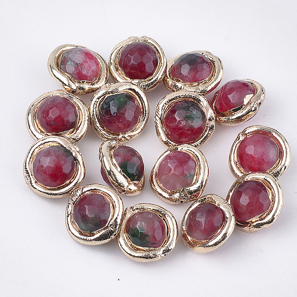 PandaHall Natural Agate Beads, with Electroplate Polymer Clay, Faceted, Dyed, Planet, Red, 16~17x16~17x11~12mm, Hole: 0.8mm Natural Agate...
PandaHall Natural Agate Beads, with Electroplate Polymer Clay, Faceted, Dyed, Planet, Red, 16~17x16~17x11~12mm, Hole: 0.8mm Natural Agate...