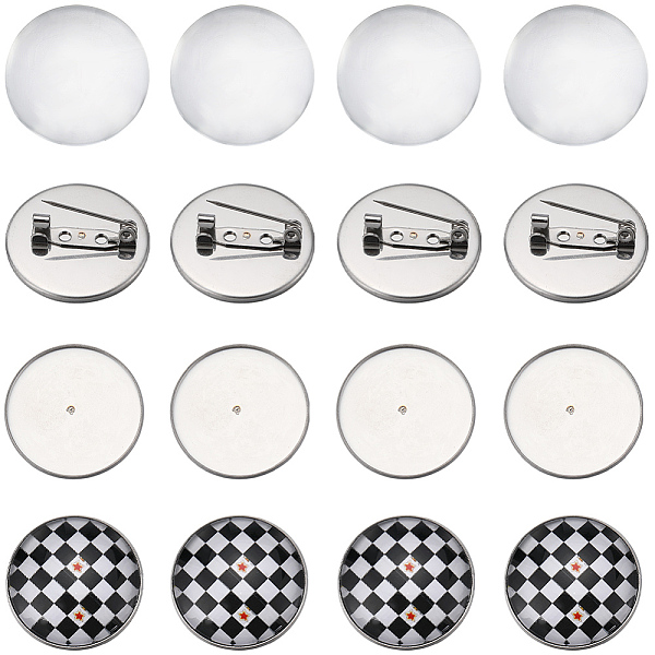 PandaHall SUNNYCLUE 1 Box 40Pcs Cabochon Bezel Settings Stainless Steel Lapel Pin Blanks 20Pcs Round Cabochon Tray Brooch Blanks 20Pcs Clear...
PandaHall SUNNYCLUE 1 Box 40Pcs Cabochon Bezel Settings Stainless Steel Lapel Pin Blanks 20Pcs Round Cabochon Tray Brooch Blanks 20Pcs Clear...
