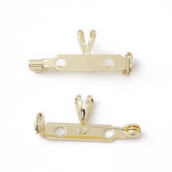 PandaHall Alloy Pendants/Brooches, Back Bar Pins, Light Gold, 11.5x26x6mm, Hole: 2mm, Pin: 0.7mm Alloy
PandaHall Alloy Pendants/Brooches, Back Bar Pins, Light Gold, 11.5x26x6mm, Hole: 2mm, Pin: 0.7mm Alloy