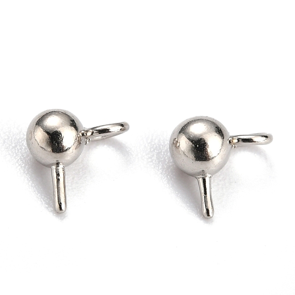 PandaHall 304 Stainless Steel Ball Post Stud Earring Findings, with Loop and 316 Surgical Stainless Steel Pin, Stainless Steel Color...
PandaHall 304 Stainless Steel Ball Post Stud Earring Findings, with Loop and 316 Surgical Stainless Steel Pin, Stainless Steel Color...