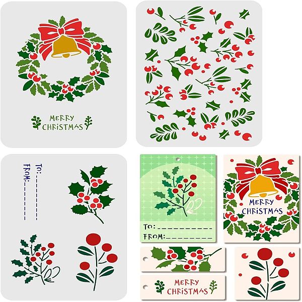 PandaHall FINGERINSPIRE 3 Pcs Christmas Theme Stencils 29.7x21cm Garland Painting Stencils Plastic Berries Christmas Holly Pattern Stencils...
PandaHall FINGERINSPIRE 3 Pcs Christmas Theme Stencils 29.7x21cm Garland Painting Stencils Plastic Berries Christmas Holly Pattern Stencils...