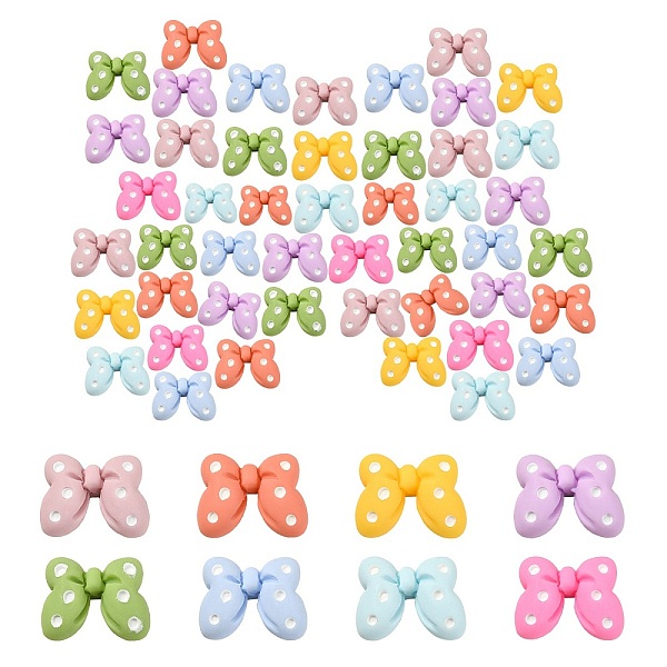 PandaHall Opaque Resin Cabochons, Polka Dot Bowknot, Mixed Color, 16x21x9mm Resin Bowknot Multicolor
PandaHall Opaque Resin Cabochons, Polka Dot Bowknot, Mixed Color, 16x21x9mm Resin Bowknot Multicolor