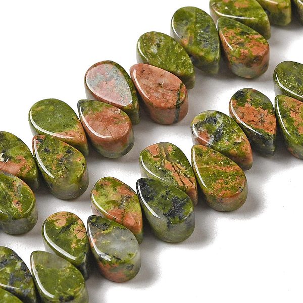 PandaHall Natural Unakite Beads Strands, Teardrop, Top Drilled, 9~10x5~5.5x3.5~4mm, Hole: 0.7mm, about 40~48pcs/strand, 7.09~7.28''..., Pink
PandaHall Natural Unakite Beads Strands, Teardrop, Top Drilled, 9~10x5~5.5x3.5~4mm, Hole: 0.7mm, about 40~48pcs/strand, 7.09~7.28''..., Pink