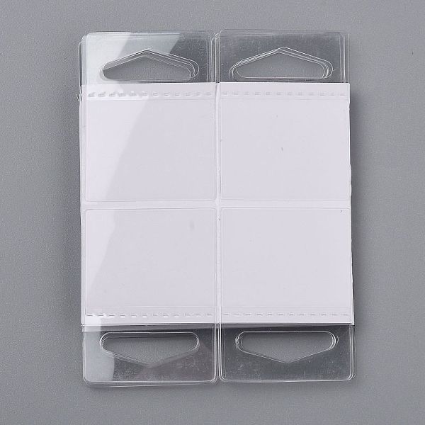 PandaHall Transparent PVC Self Adhesive Hang Tabs, with Euro Slot Hole Foldable, for Store Retail Display Tabs, Clear, 5x3.8x0.05cm Plastic...
PandaHall Transparent PVC Self Adhesive Hang Tabs, with Euro Slot Hole Foldable, for Store Retail Display Tabs, Clear, 5x3.8x0.05cm Plastic...