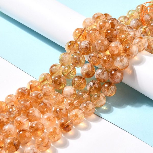PandaHall Natural Citrine Bead Strands, Round, 12~12.5mm, Hole: 1mm, about 31pcs/strand, 15.16''(38.5cm) Citrine Round
PandaHall Natural Citrine Bead Strands, Round, 12~12.5mm, Hole: 1mm, about 31pcs/strand, 15.16''(38.5cm) Citrine Round