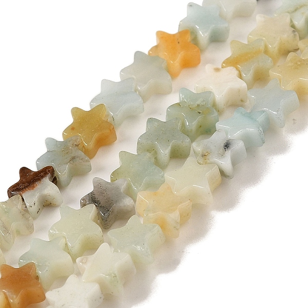 PandaHall Natural Flower Amazonite Beads Strands, Star, 6x5.5x2mm, Hole: 0.8mm, about 75pcs/strand, 14.57 inch(37cm) Flower Amazonite Star
PandaHall Natural Flower Amazonite Beads Strands, Star, 6x5.5x2mm, Hole: 0.8mm, about 75pcs/strand, 14.57 inch(37cm) Flower Amazonite Star