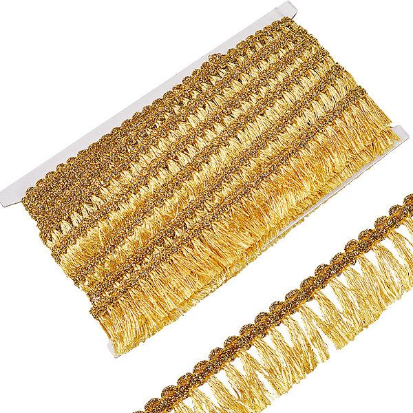 PandaHall Polyester Tassel Lace Ribbons, Fringe Trimming, Garment Accessories, Gold, 1-1/4 inch(32mm) Polyester None Gold
PandaHall Polyester Tassel Lace Ribbons, Fringe Trimming, Garment Accessories, Gold, 1-1/4 inch(32mm) Polyester None Gold
