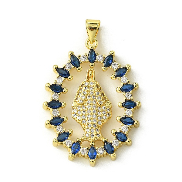 PandaHall Brass Micro Pave Colorful Cubic Zirconia Pendants, Real 18K Gold Plated, Huamn, Oval, 32.5x24.5x4mm, Hole: 4x3mm Brass+Cubic..., Blue
PandaHall Brass Micro Pave Colorful Cubic Zirconia Pendants, Real 18K Gold Plated, Huamn, Oval, 32.5x24.5x4mm, Hole: 4x3mm Brass+Cubic..., Blue