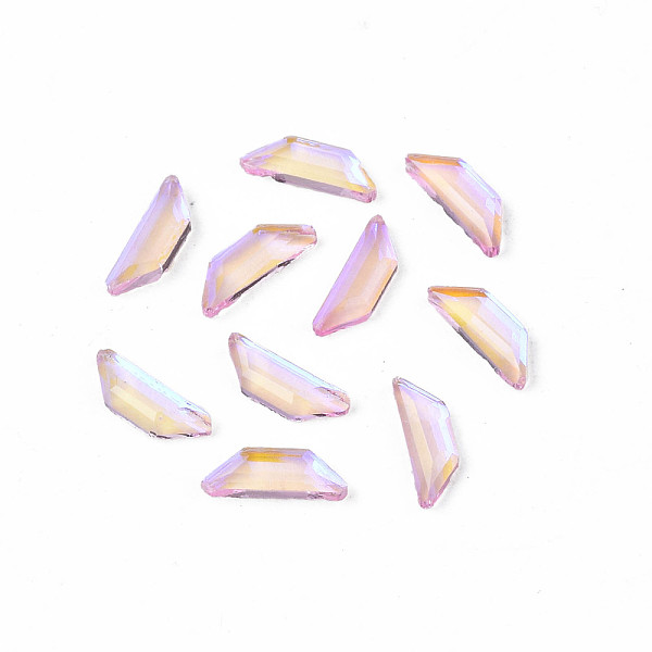 PandaHall Glass Rhinestone Cabochons, Nail Art Decoration Accessories, Faceted, Trapezoid, Pink, 8.5x3x1.5mm Glass Trapezoid Pink
PandaHall Glass Rhinestone Cabochons, Nail Art Decoration Accessories, Faceted, Trapezoid, Pink, 8.5x3x1.5mm Glass Trapezoid Pink