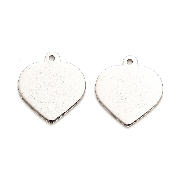 PandaHall Stainless Steel Pendants, Heart Charms, Stainless Steel Color, 15.5x16x1mm, Hole: 1.5mm Stainless Steel Heart
PandaHall Stainless Steel Pendants, Heart Charms, Stainless Steel Color, 15.5x16x1mm, Hole: 1.5mm Stainless Steel Heart