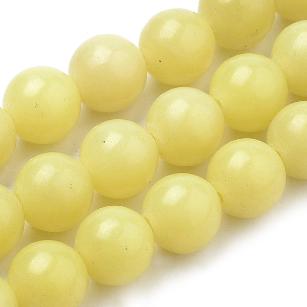 PandaHall Natural Lemon Jade Beads Strands, Round, 8mm, Hole: 1mm, about 50pcs/strand, 15.7 inch Lemon Jade Round
PandaHall Natural Lemon Jade Beads Strands, Round, 8mm, Hole: 1mm, about 50pcs/strand, 15.7 inch Lemon Jade Round