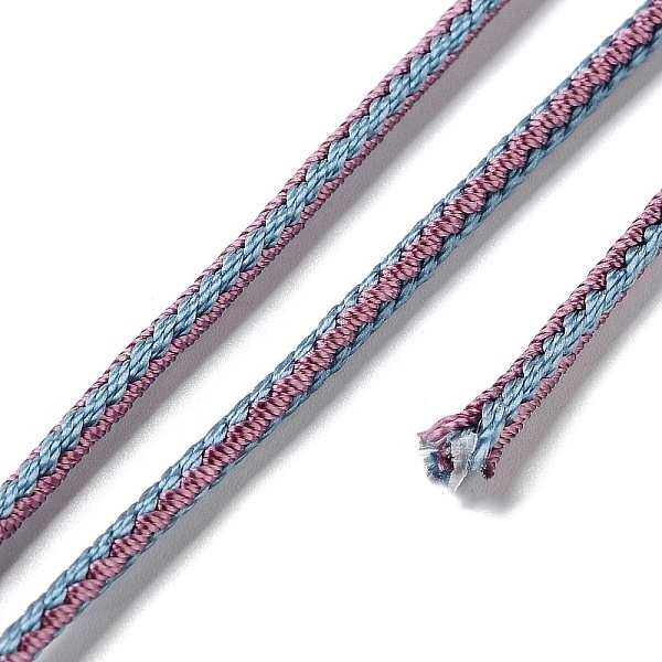 PandaHall 14M Duotone Polyester Braided Cord, Round, Old Rose, 2.5mm, about 15.31 Yards(14m)/Roll Polyester
PandaHall 14M Duotone Polyester Braided Cord, Round, Old Rose, 2.5mm, about 15.31 Yards(14m)/Roll Polyester