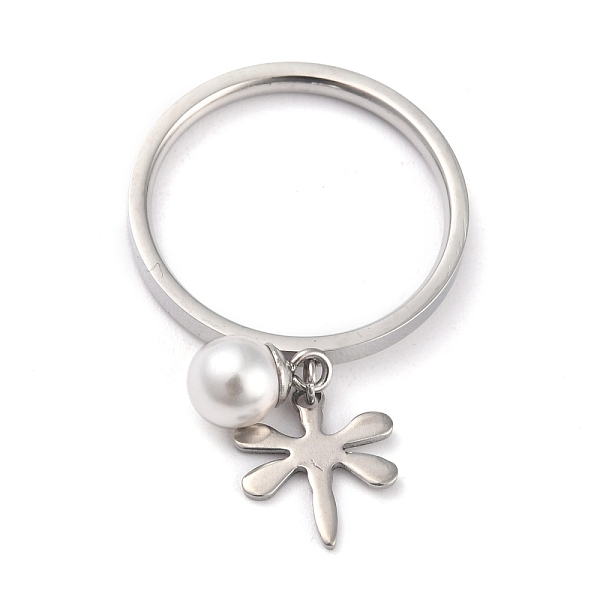 PandaHall Dual-use Items, 304 Stainless Steel Finger Rings or Pendants, with Plastic Round Beads, Dragonfly, White, Stainless Steel Color...
PandaHall Dual-use Items, 304 Stainless Steel Finger Rings or Pendants, with Plastic Round Beads, Dragonfly, White, Stainless Steel Color...
