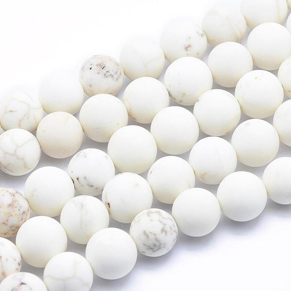 PandaHall Frosted Natural Magnesite Beads Strands, Round, 10~10.5mm, Hole: 1mm, about 40pcs/strand, 15.7 inch(40cm) Magnesite Round White
PandaHall Frosted Natural Magnesite Beads Strands, Round, 10~10.5mm, Hole: 1mm, about 40pcs/strand, 15.7 inch(40cm) Magnesite Round White
