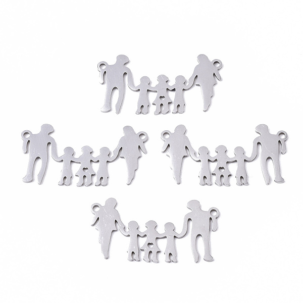 PandaHall 201 Stainless Steel Links Connectors, Laser Cut, Family, Stainless Steel Color, 15x29x1mm, Hole: 1.4mm 201 Stainless Steel Human
PandaHall 201 Stainless Steel Links Connectors, Laser Cut, Family, Stainless Steel Color, 15x29x1mm, Hole: 1.4mm 201 Stainless Steel Human
