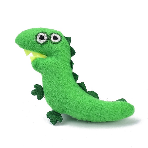 PandaHall Cartoon Dinosaur Non Woven Fabric Brooch, PP Cotton Plush Doll Brooch for Backpack Clothes, Lime Green, 80x86x27mm Cloth
PandaHall Cartoon Dinosaur Non Woven Fabric Brooch, PP Cotton Plush Doll Brooch for Backpack Clothes, Lime Green, 80x86x27mm Cloth