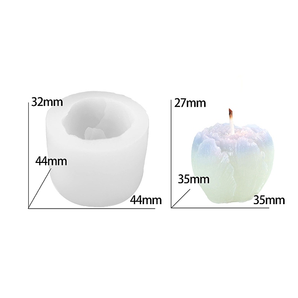PandaHall DIY Silicone Candle Molds, Resin Casting Molds, For UV Resin, Epoxy Resin Jewelry Making, White, 4.4x3.2cm Silicone Flower White
PandaHall DIY Silicone Candle Molds, Resin Casting Molds, For UV Resin, Epoxy Resin Jewelry Making, White, 4.4x3.2cm Silicone Flower White