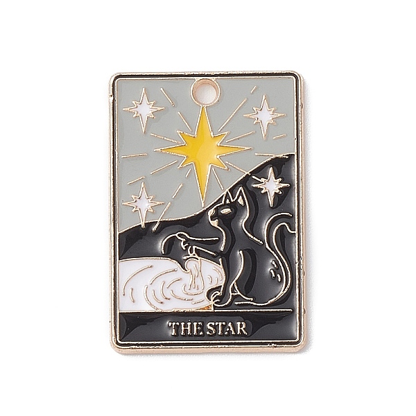 PandaHall Alloy Pendants, Light Gold, Tarot Charms, The Star, Gray, 28x19x1.5mm, Hole: 2mm Alloy Tarot Gray
PandaHall Alloy Pendants, Light Gold, Tarot Charms, The Star, Gray, 28x19x1.5mm, Hole: 2mm Alloy Tarot Gray