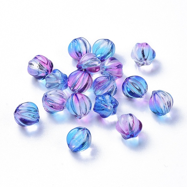 PandaHall Transparent Glass Beads, with Glitter Powder, Pumpkin, Medium Purple, 8.5x8mm, Hole: 1.2mm Glass Pumpkin
PandaHall Transparent Glass Beads, with Glitter Powder, Pumpkin, Medium Purple, 8.5x8mm, Hole: 1.2mm Glass Pumpkin