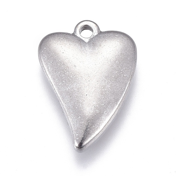 PandaHall 304 Stainless Steel Pendants, Heart, Stainless Steel Color, 16x12x2.5mm, Hole: 1.5mm 304 Stainless Steel Heart
PandaHall 304 Stainless Steel Pendants, Heart, Stainless Steel Color, 16x12x2.5mm, Hole: 1.5mm 304 Stainless Steel Heart