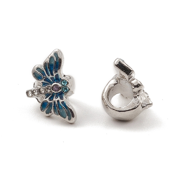 PandaHall Alloy Enamel European Beads, Large Hole Beads, with Rhinestone, Dragonfly, Antique Silver, 10x16x10mm, Hole: 5mm Alloy...
PandaHall Alloy Enamel European Beads, Large Hole Beads, with Rhinestone, Dragonfly, Antique Silver, 10x16x10mm, Hole: 5mm Alloy...