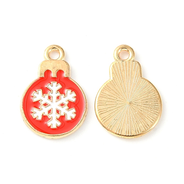 PandaHall Christmas Alloy Enamel Pendants, Golden, Snowflake, 19x13x1.5mm, Hole: 1.6mm Alloy+Enamel Snowflake
PandaHall Christmas Alloy Enamel Pendants, Golden, Snowflake, 19x13x1.5mm, Hole: 1.6mm Alloy+Enamel Snowflake