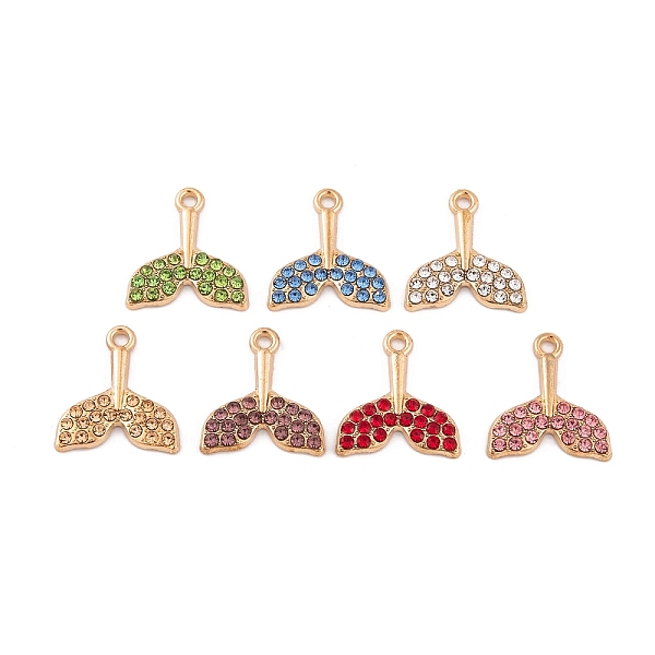 PandaHall Alloy Rhinestone Pendants, Cadmium Free & Lead Free, Fishtail Charms, Mixed Color, 17x15.5x2mm, Hole: 2mm Alloy+Rhinestone Mermaid..., Multicolor
PandaHall Alloy Rhinestone Pendants, Cadmium Free & Lead Free, Fishtail Charms, Mixed Color, 17x15.5x2mm, Hole: 2mm Alloy+Rhinestone Mermaid..., Multicolor