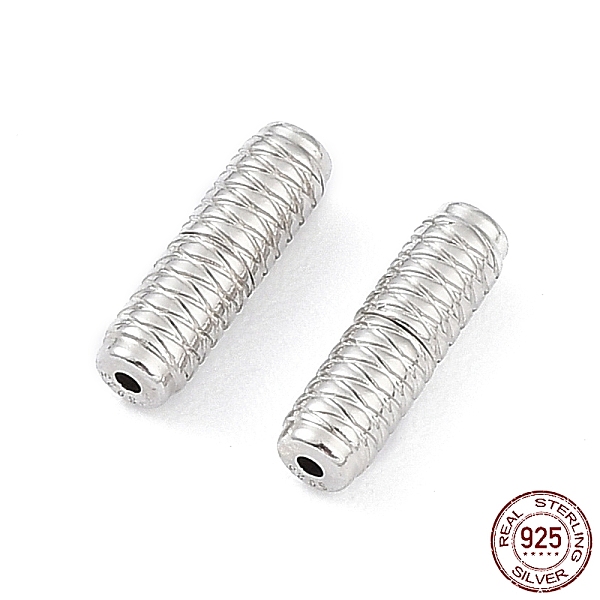 PandaHall Rhodium Plated 925 Sterling Silver Screw Clasps, Twist Clasps, Column, Platinum, 10x3mm, Hole: 0.9mm Sterling Silver
PandaHall Rhodium Plated 925 Sterling Silver Screw Clasps, Twist Clasps, Column, Platinum, 10x3mm, Hole: 0.9mm Sterling Silver