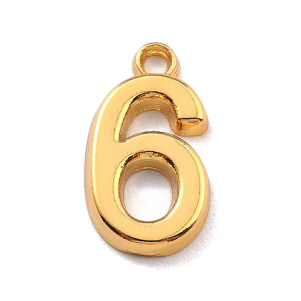 PandaHall Alloy Pendants, Cadmium Free & Lead Free, Golden, Number, Num.6, 18x10x2.1mm, Hole: 2.4mm Alloy Number
PandaHall Alloy Pendants, Cadmium Free & Lead Free, Golden, Number, Num.6, 18x10x2.1mm, Hole: 2.4mm Alloy Number