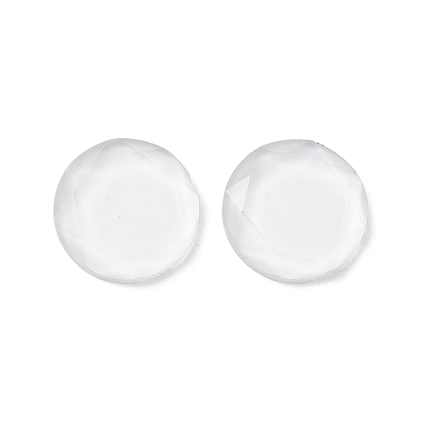 PandaHall Glass Cabochons, Flat Round, Faceted, Clear, 14x3.8mm Glass Flat Round Clear
PandaHall Glass Cabochons, Flat Round, Faceted, Clear, 14x3.8mm Glass Flat Round Clear