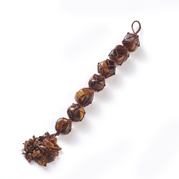PandaHall Natural Tiger Eye Car Hanging Decorations, Pendant Decorations, 220mm Tiger Eye Nuggets Brown
PandaHall Natural Tiger Eye Car Hanging Decorations, Pendant Decorations, 220mm Tiger Eye Nuggets Brown