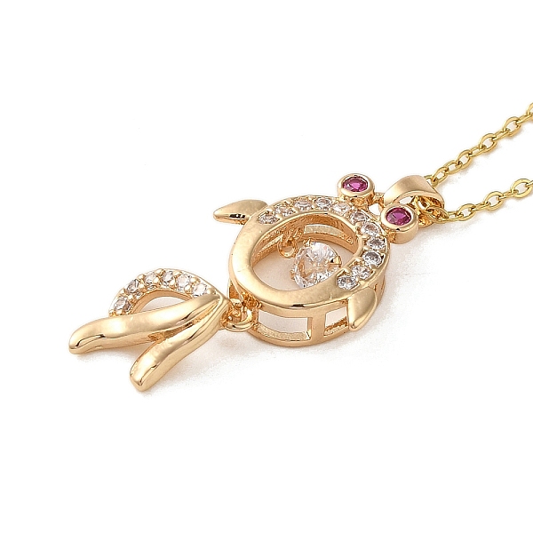 PandaHall Brass Micro Pave Cubic Zirconia Pendant Necklaces for Women, 201 Stainless Steel Cable Chain Necklaces, Fish, 16.06 inch(40.8cm)...
PandaHall Brass Micro Pave Cubic Zirconia Pendant Necklaces for Women, 201 Stainless Steel Cable Chain Necklaces, Fish, 16.06 inch(40.8cm)...