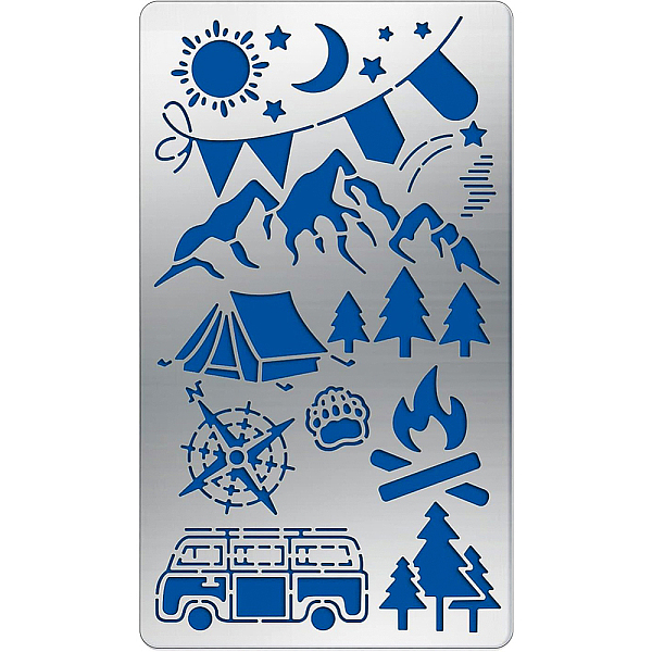 PandaHall Stainless Steel Cutting Dies Stencils, for DIY Scrapbooking/Photo Album, Decorative Embossing DIY Paper Card, Camping Themed...
PandaHall Stainless Steel Cutting Dies Stencils, for DIY Scrapbooking/Photo Album, Decorative Embossing DIY Paper Card, Camping Themed...
