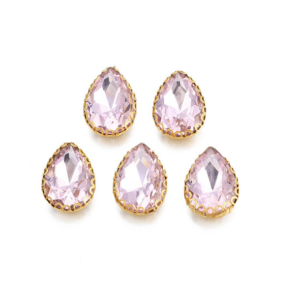 PandaHall Sew on Rhinestone, Transparent Glass Rhinestones, with Iron Prong Settings, Faceted, Teardrop, Pink, 14.5x10.5x5.5mm, Hole: 1mm...
PandaHall Sew on Rhinestone, Transparent Glass Rhinestones, with Iron Prong Settings, Faceted, Teardrop, Pink, 14.5x10.5x5.5mm, Hole: 1mm...