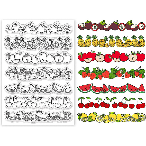 PandaHall BENECREAT Fruit Pattern PVC Plastic Stamps, Pineapple Strawberry Watermelon Clear Seal Stamps for DIY Scrapbooking, Photo Album...
PandaHall BENECREAT Fruit Pattern PVC Plastic Stamps, Pineapple Strawberry Watermelon Clear Seal Stamps for DIY Scrapbooking, Photo Album...