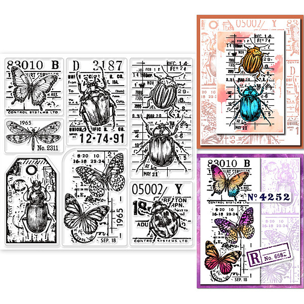 PandaHall PVC Plastic Stamps, for DIY Scrapbooking, Photo Album Decorative, Cards Making, Stamp Sheets, Film Frame, Insects, 15x15cm Plastic...
PandaHall PVC Plastic Stamps, for DIY Scrapbooking, Photo Album Decorative, Cards Making, Stamp Sheets, Film Frame, Insects, 15x15cm Plastic...